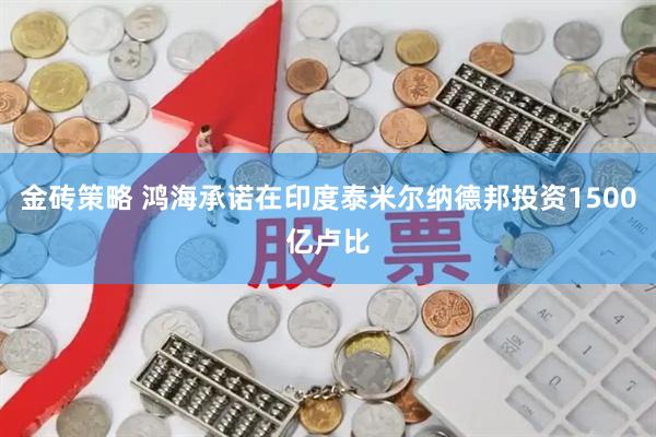 金砖策略 鸿海承诺在印度泰米尔纳德邦投资1500亿卢比